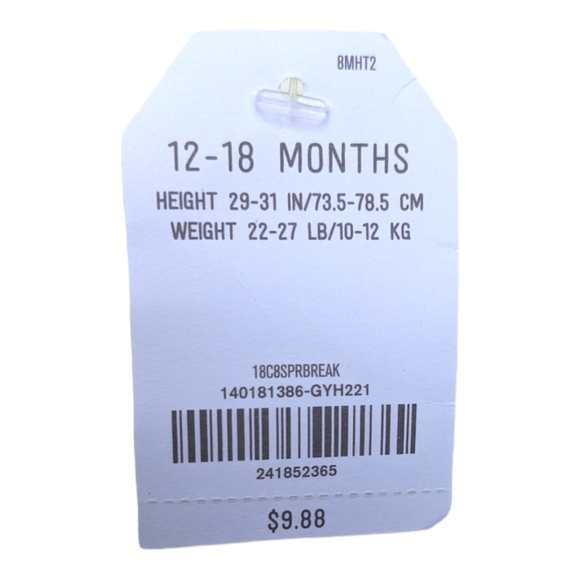 Crazy 8 boys 12-18m Faux Drawstring Blue Cotton Short - Picture 5 of 5